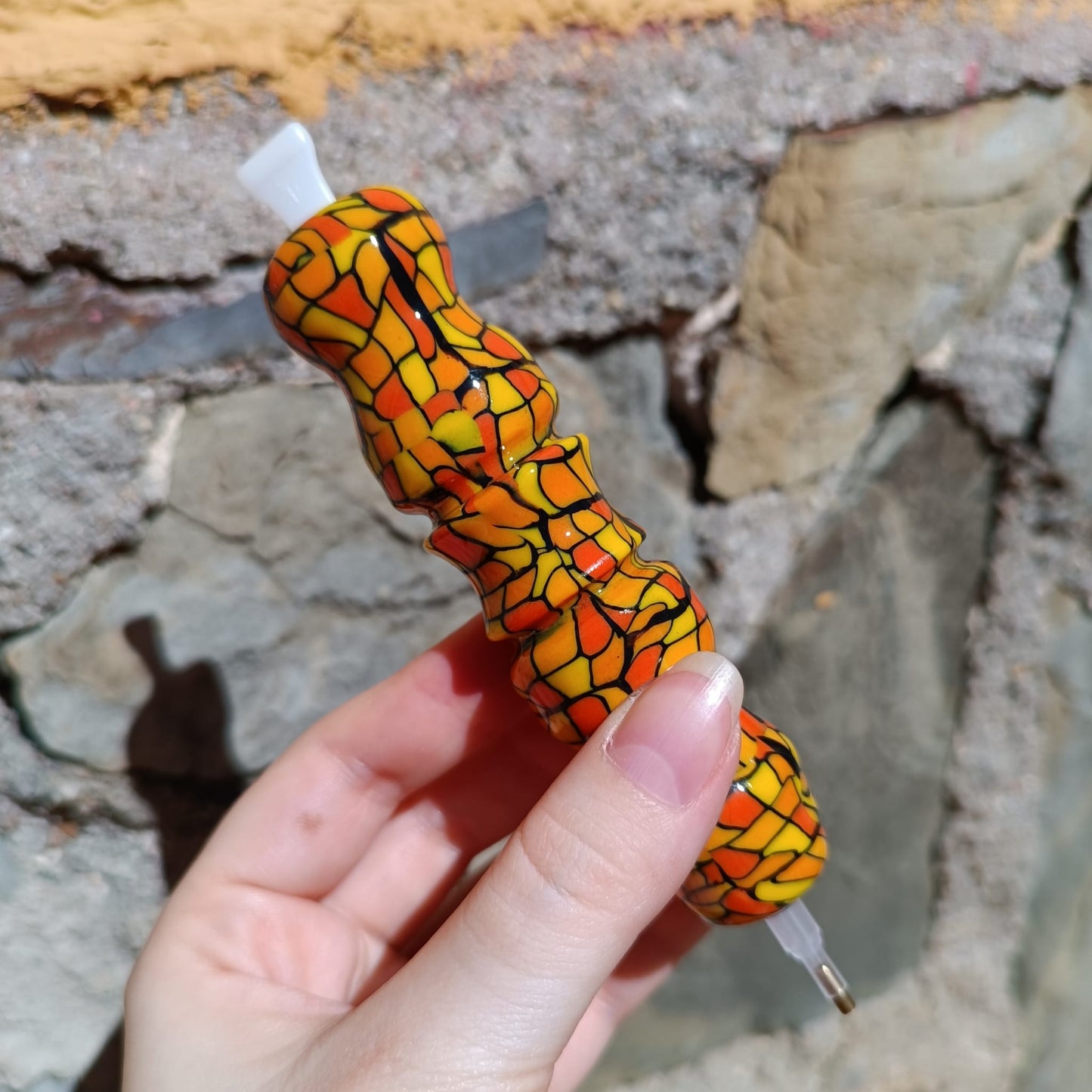 Bolígrafo Vidriera naranja