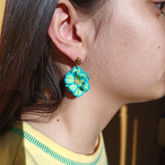 Pendientes Zinnia mini