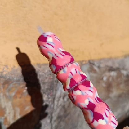 Bolígrafo Camuflaje brillos blancos