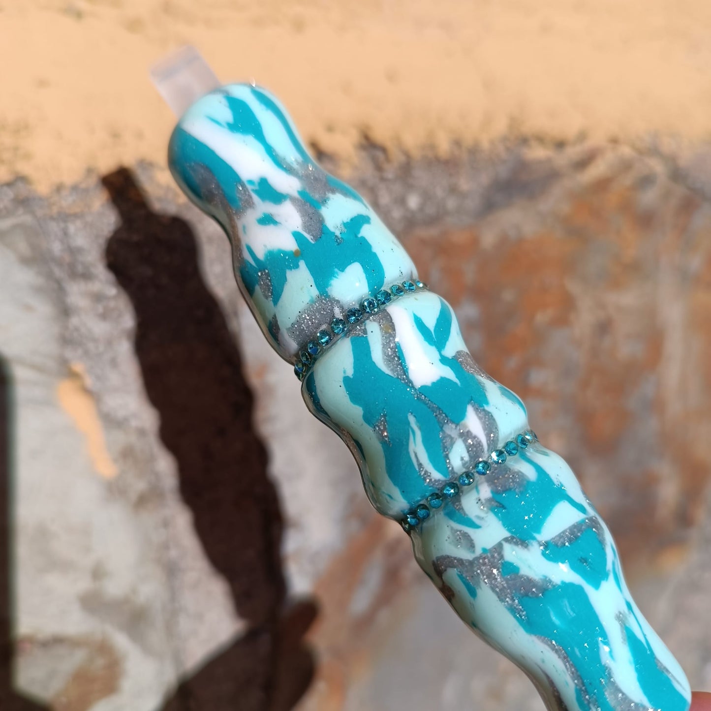 Bolígrafo Cielo azul detalles brillantes