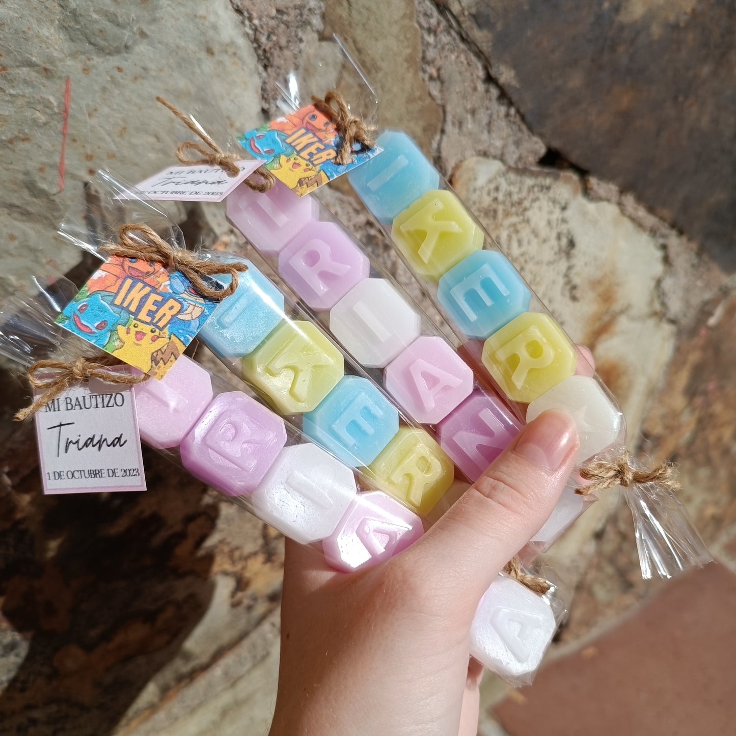 Wax melts Letras perfumadas