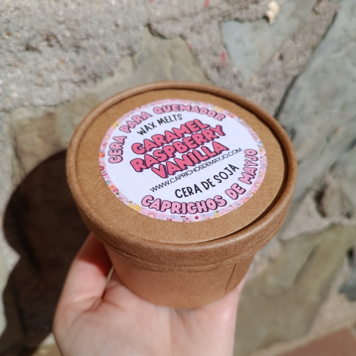 Waxmelts Caramel raspberry vanilla