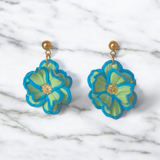 Pendientes Zinnia mini