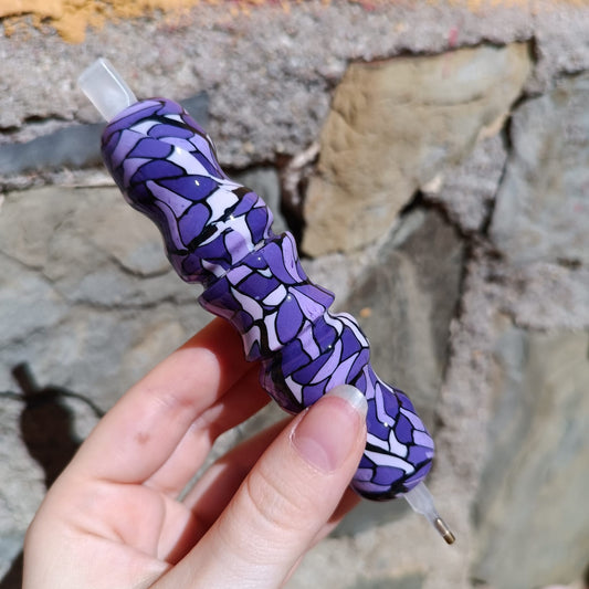 Bolígrafo Vidriera morada