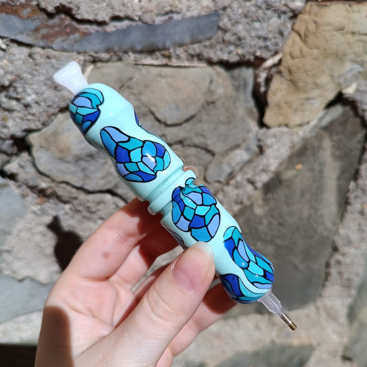 Bolígrafo Vidrios azules