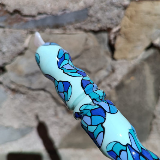 Bolígrafo Vidrios azules