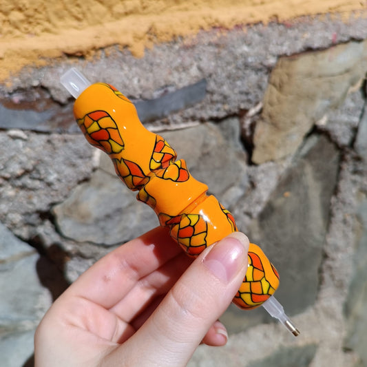 Bolígrafo Vidrios naranjas
