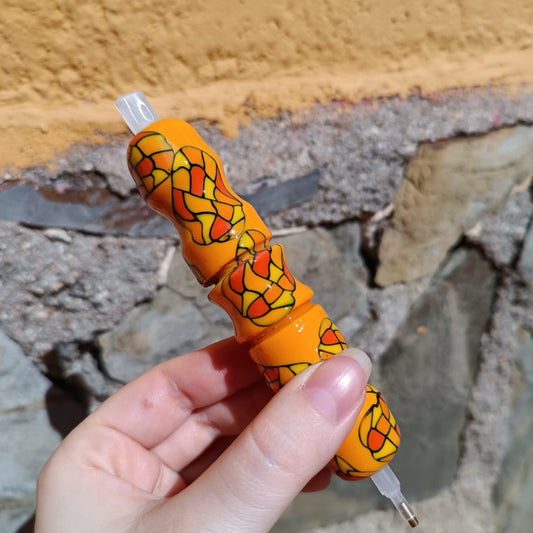 Bolígrafo Vidrios naranjas