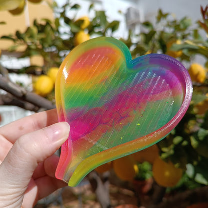 Bandeja Rainbow heart