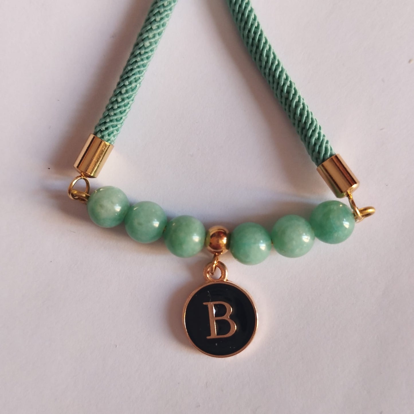 Pulsera Piedras con inicial