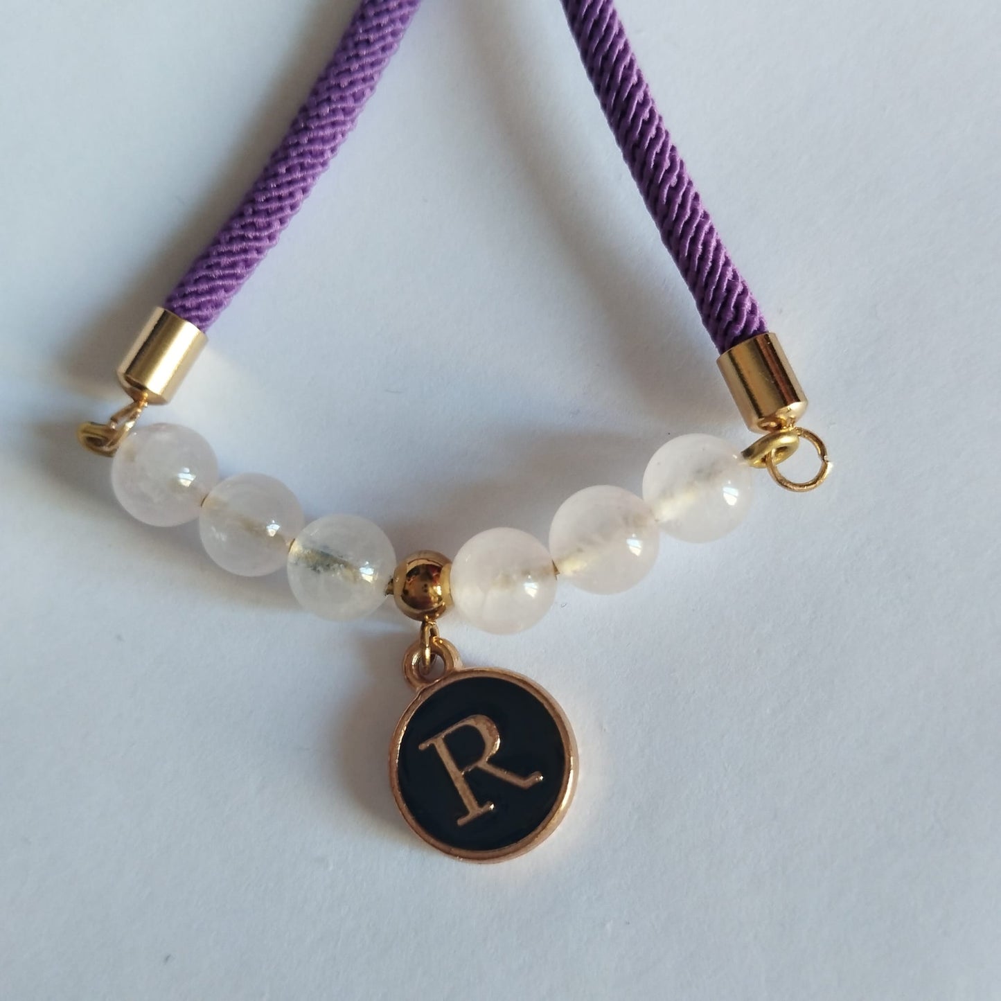 Pulsera Piedras con inicial