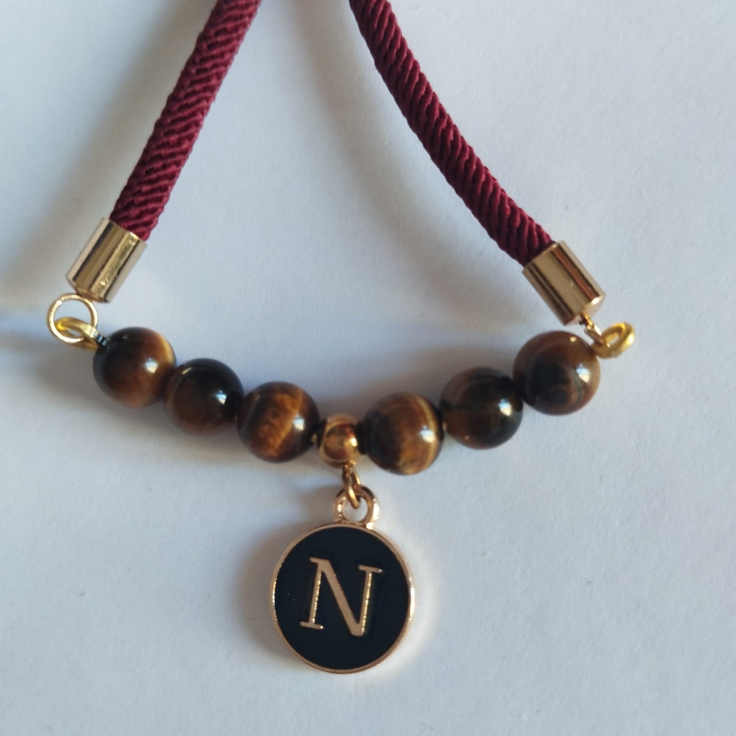 Pulsera Piedras con inicial